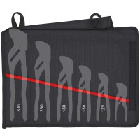 KNIPEX 00 19 55 S4 LE Rolltasche für Zangenschlüssel leer 6 Fächer 440 mm
