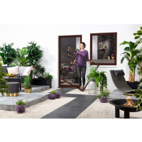 Fensterbausatz flächenbündig "COMPACT" 130x150 cm in Braun