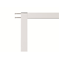 Fensterbausatz "MASTER SLIM" 80x100 cm in Weiß