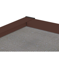 Fensterbausatz "MASTER SLIM" 80x100 cm in Braun