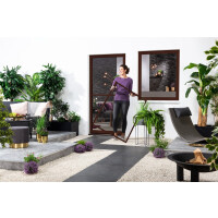 Fensterbausatz "MASTER SLIM" 100x120 cm in Braun
