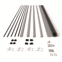Fensterbausatz "MASTER SLIM" 130x150 cm in Anthrazit