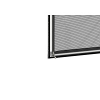 Teleskop-Fensterbausatz "START" 120x140 cm in Weiß