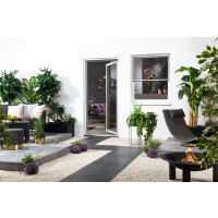 Alu-Fensterrollo Bausatz "SMART" 160x160 cm in Weiß