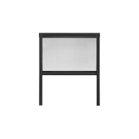 Insektenschutzrollo elektrisch 110x220 cm in Anthrazit