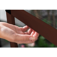 Türbausatz flächenbündig "COMPACT" 100x210 cm in Braun